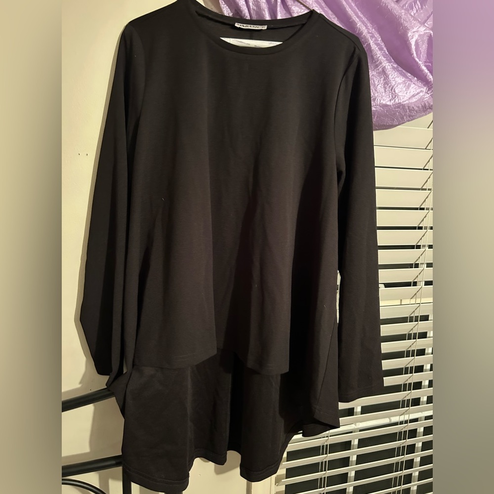 high low black top